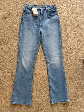 MOTHER “The Pixie Hustler Ankle” Jeans (Size 26, Tarot Time wash, NEW with tags)